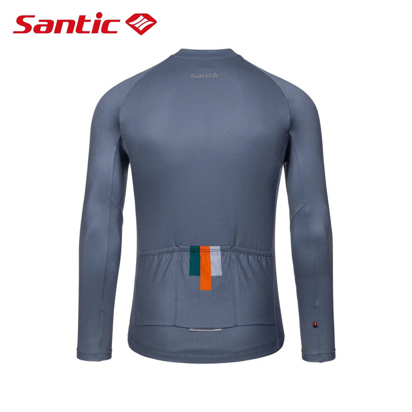 Santic Siyo Men's Long Sleeve Spring Summer Jersey - Gray