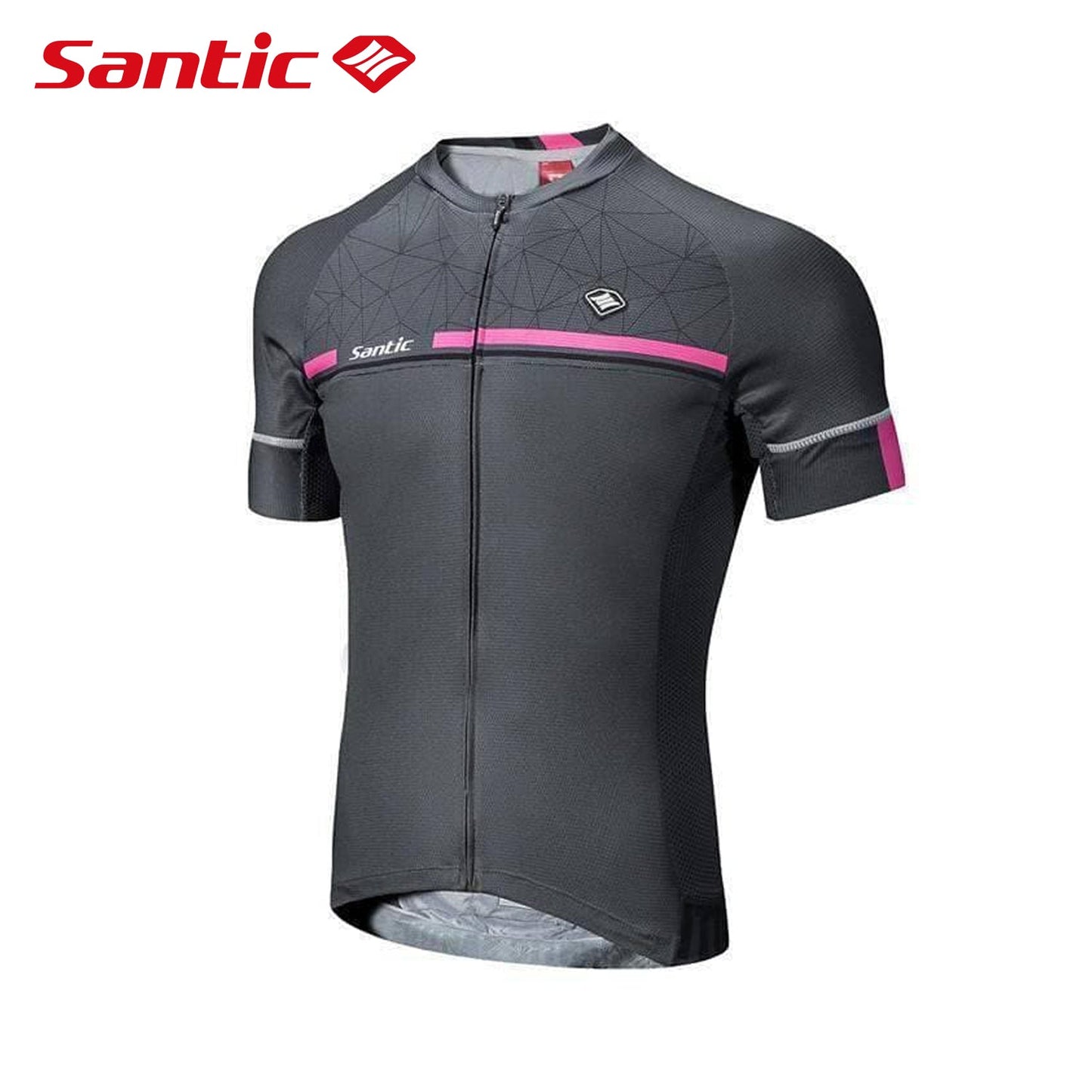 Santic Carmen Ⅱ Men's Short Sleeve Spring Summer Jersey - Gray