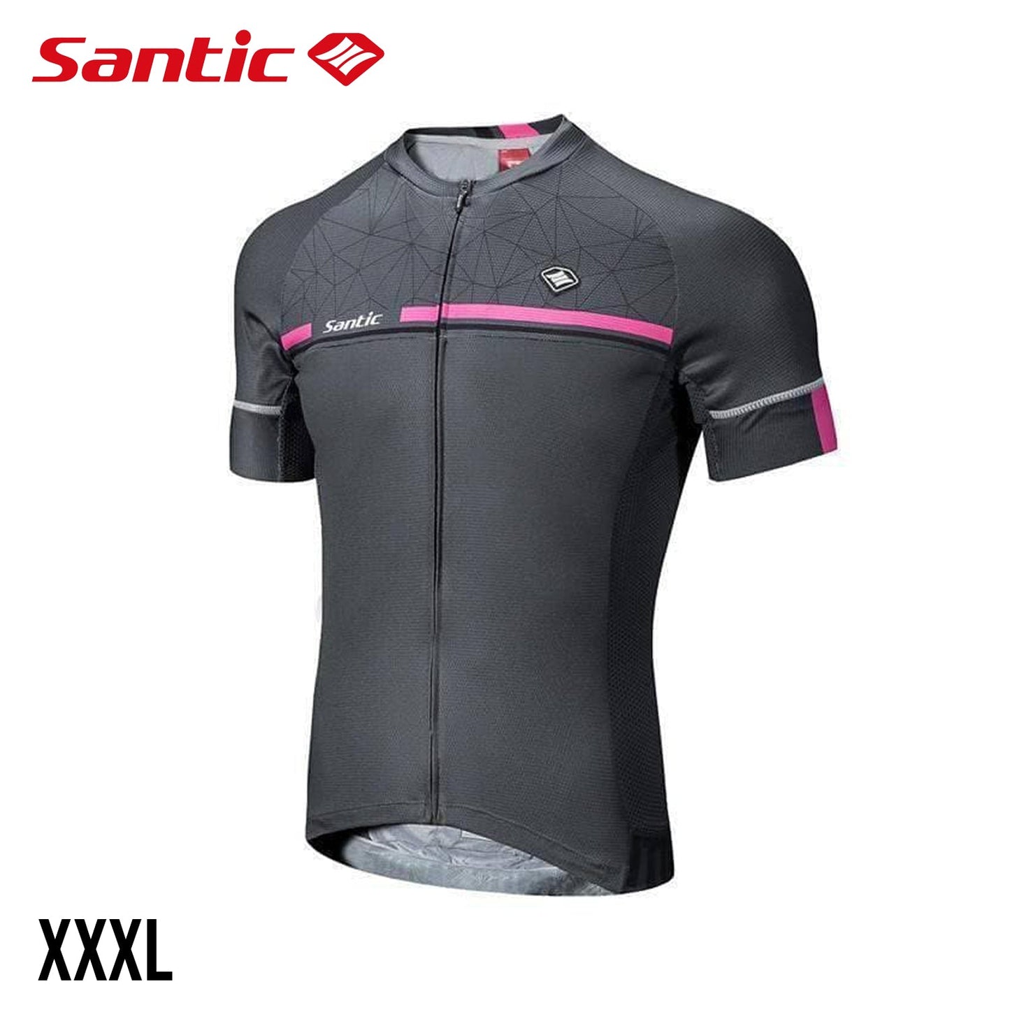 Santic Carmen Ⅱ Men's Short Sleeve Spring Summer Jersey - Gray