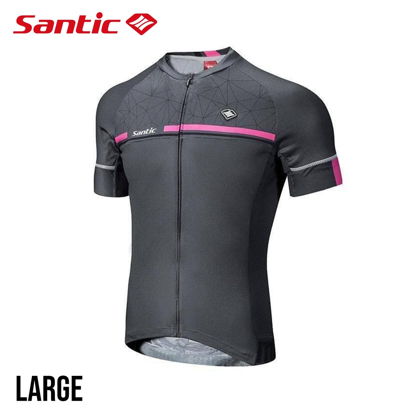 Santic Carmen Ⅱ Men's Short Sleeve Spring Summer Jersey - Gray