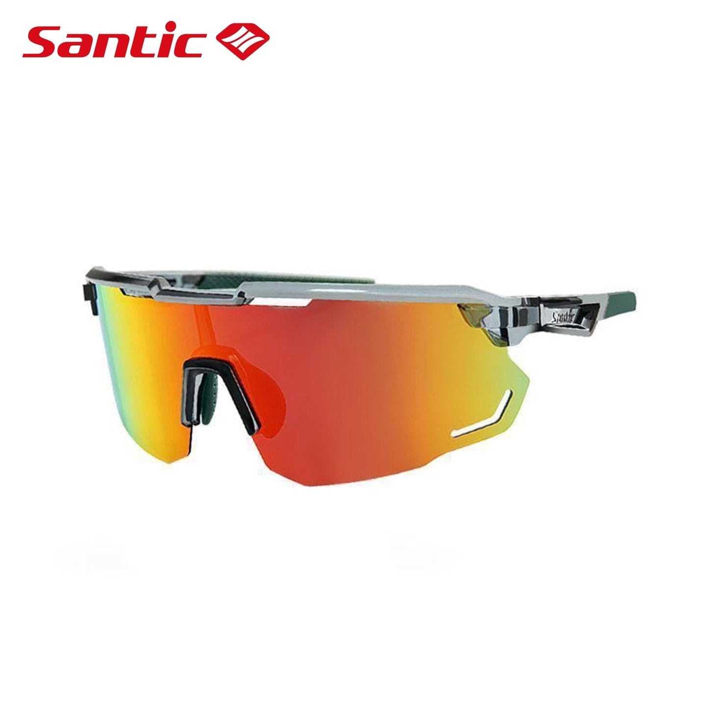 Santic Professional Sports Glasses - Green