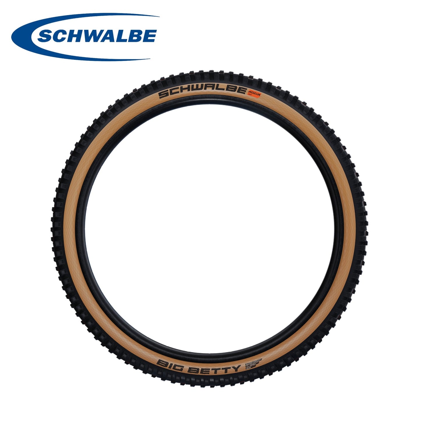 Schwalbe Big Betty 29er Mountain Bike Tires ADDIX Tubeless Evolution - Black (Bronze Wall)