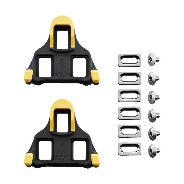 Shimano SH11 Cleat Attachment with Nut - Yellow (6 degree)