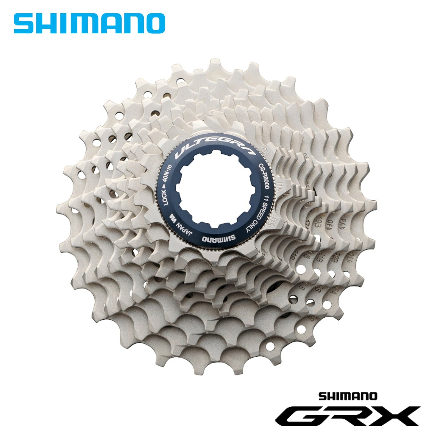 Shimano Ultegra GRX DI2 CS-R8000 11-Speed HG-EV Road Cassette Sprocket