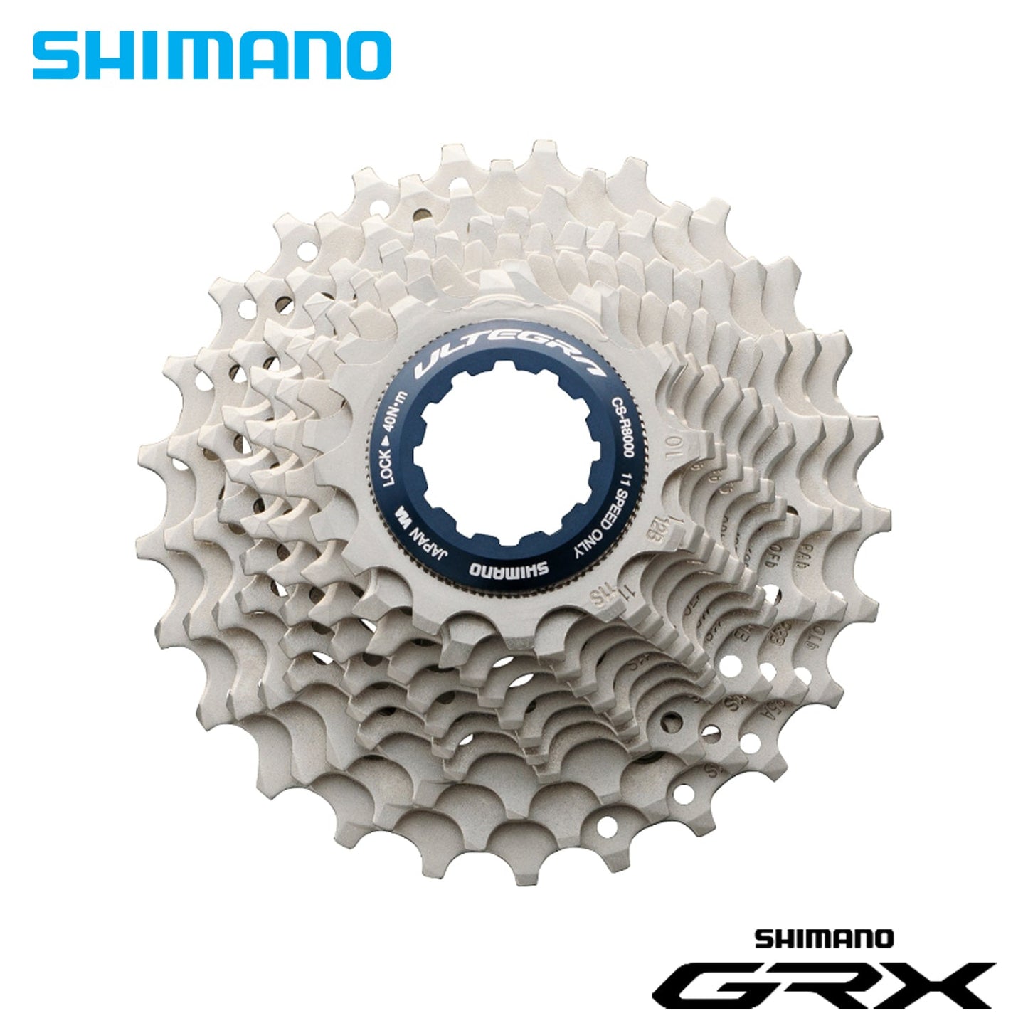 Shimano Ultegra GRX DI2 CS-R8000 11-Speed HG-EV Road Cassette Sprocket