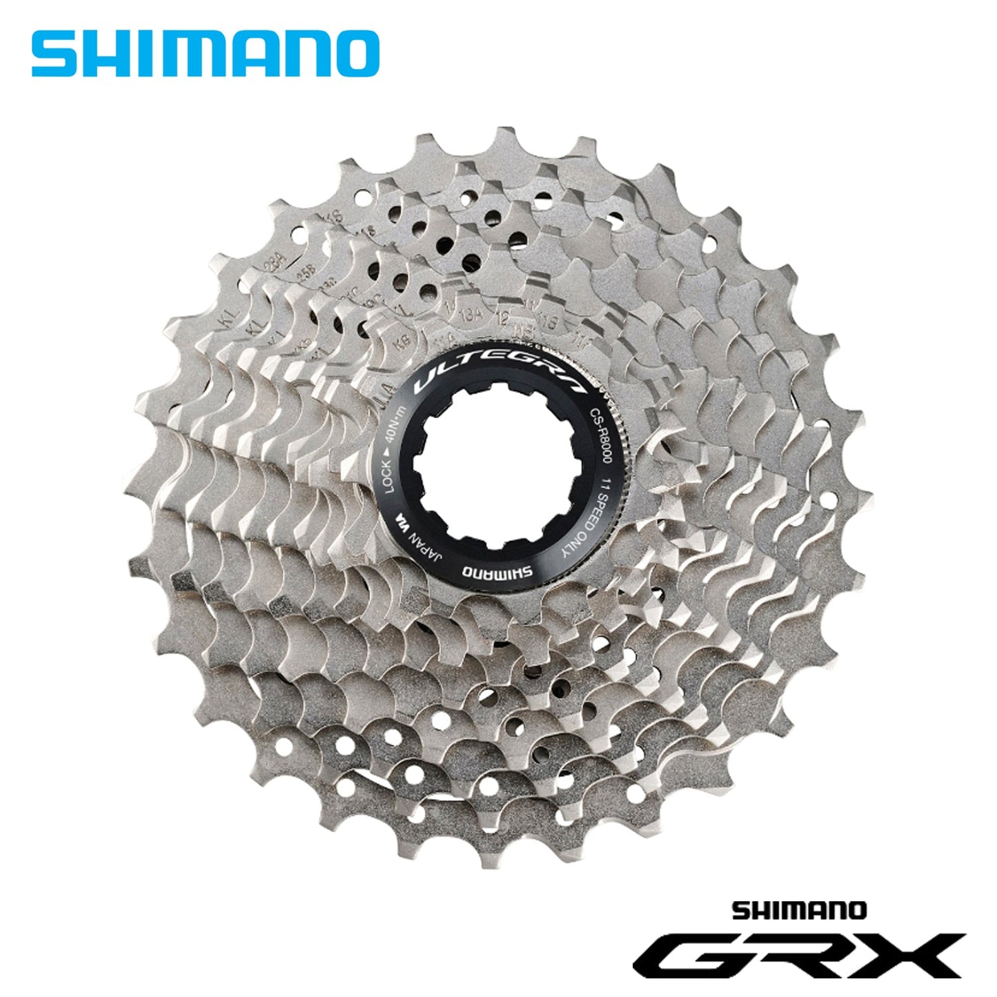 Shimano Ultegra GRX DI2 CS-R8000 11-Speed HG-EV Road Cassette Sprocket