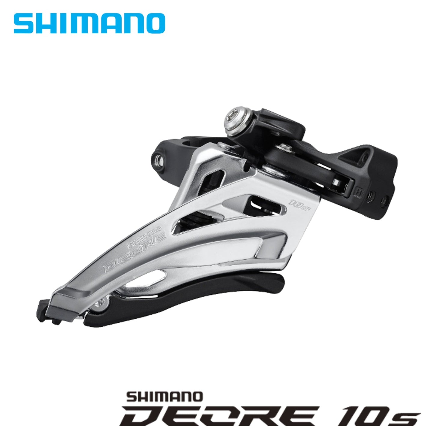 Shimano Deore FD-M4100-M Front Derailleur - SIDE SWING - Clamp Band Mount - 2x10-speed