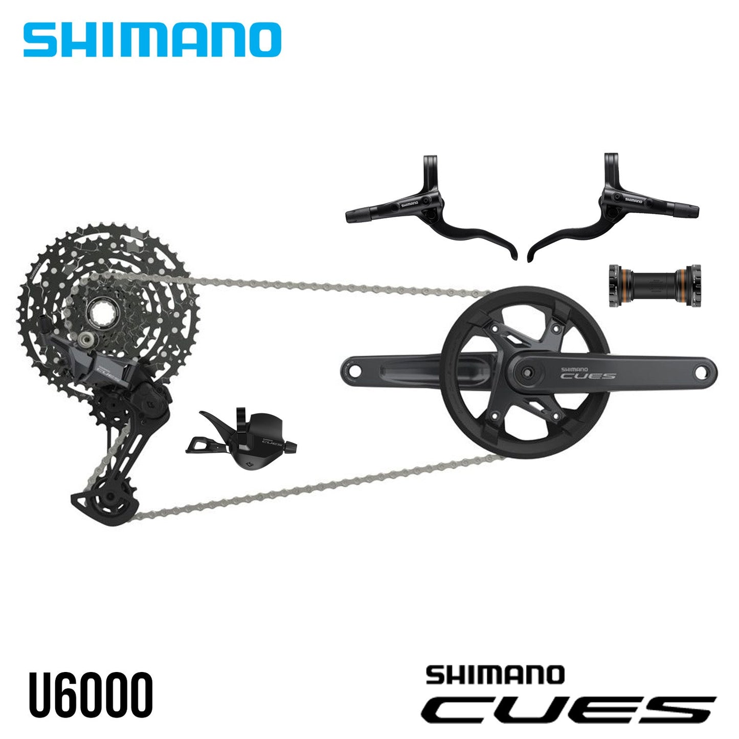 Shimano Cues U6000 1x10 10-Speed Groupset