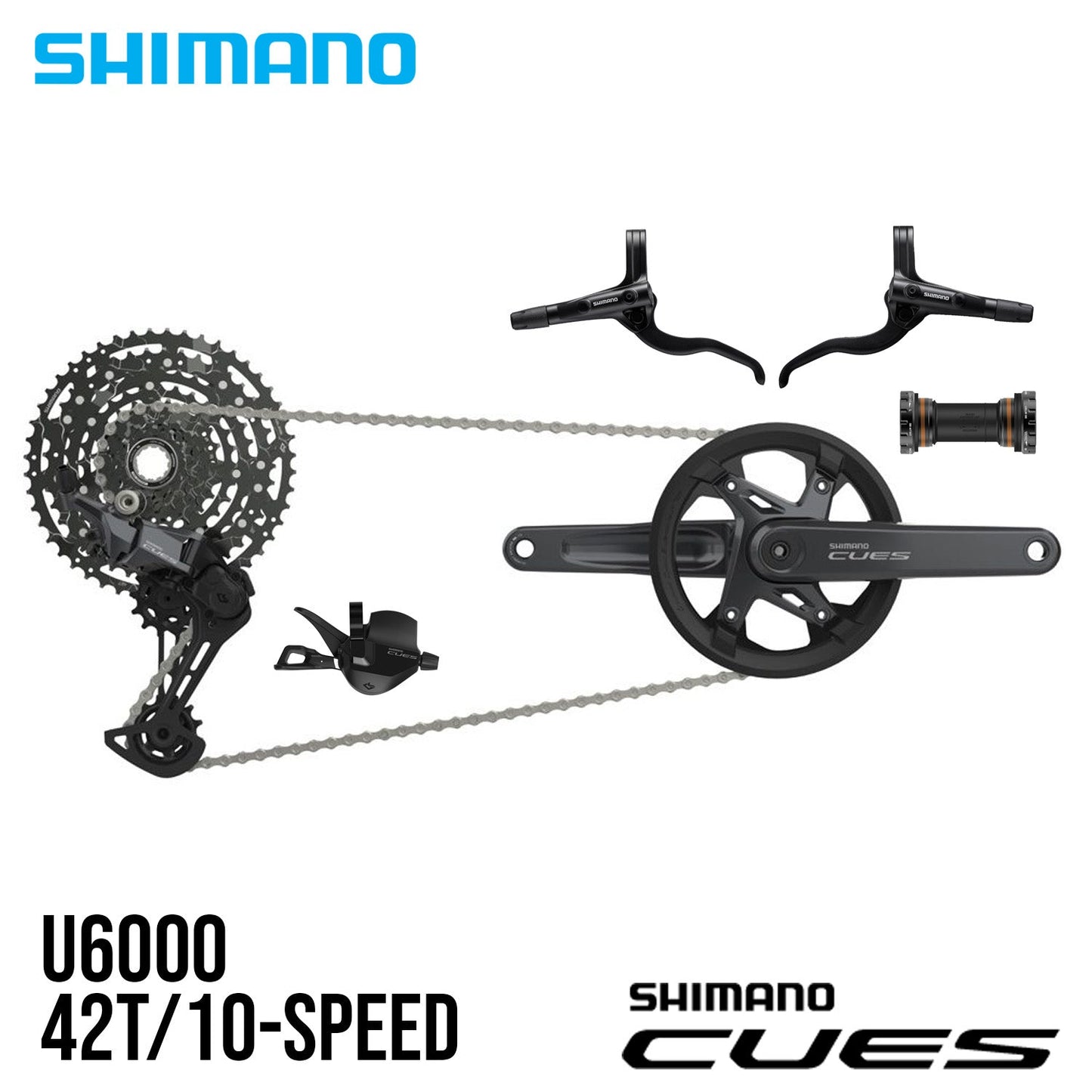 Shimano Cues U6000 1x10 10-Speed Groupset