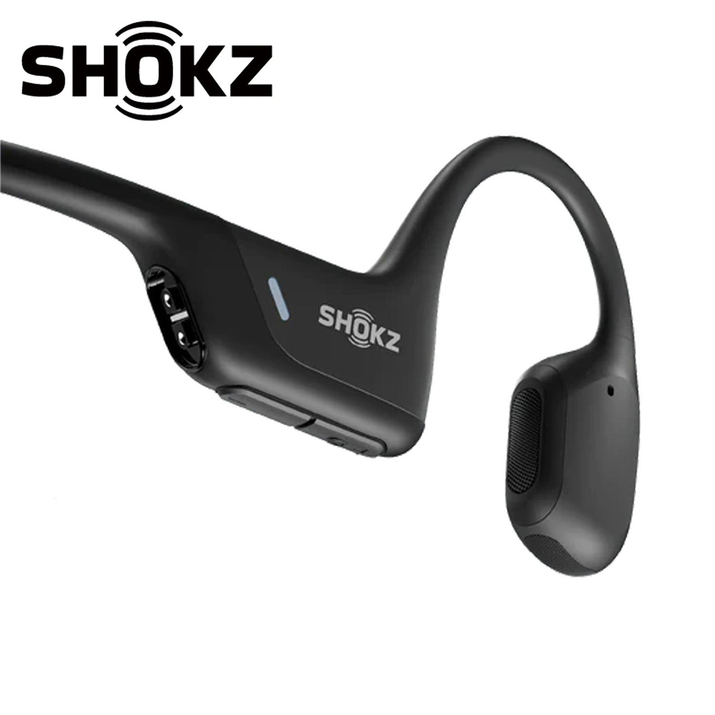 SHOKZ OpenRun Pro Premium Bone Conduction Open-Ear Sport Headphones - Black