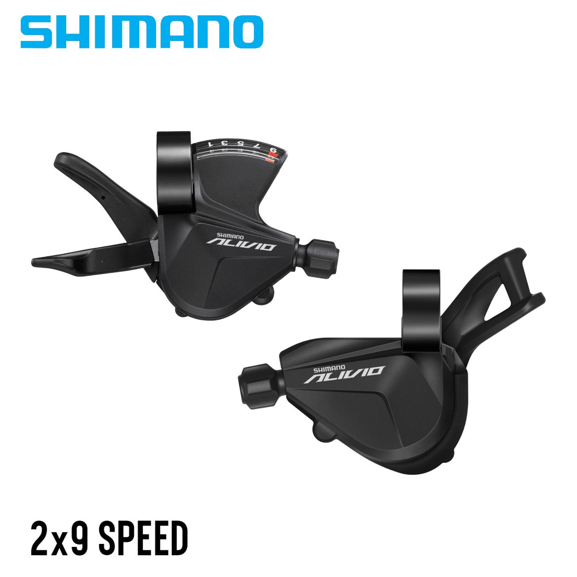 Shimano Alivio SL-M3100 Shift Lever Pair Set SL-M3100-2L / SL-M3100-R (2x9 speed)