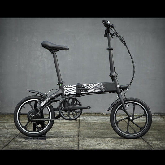 SMCC Folding E-Bike 250 Watts Alloy - AVGS Black