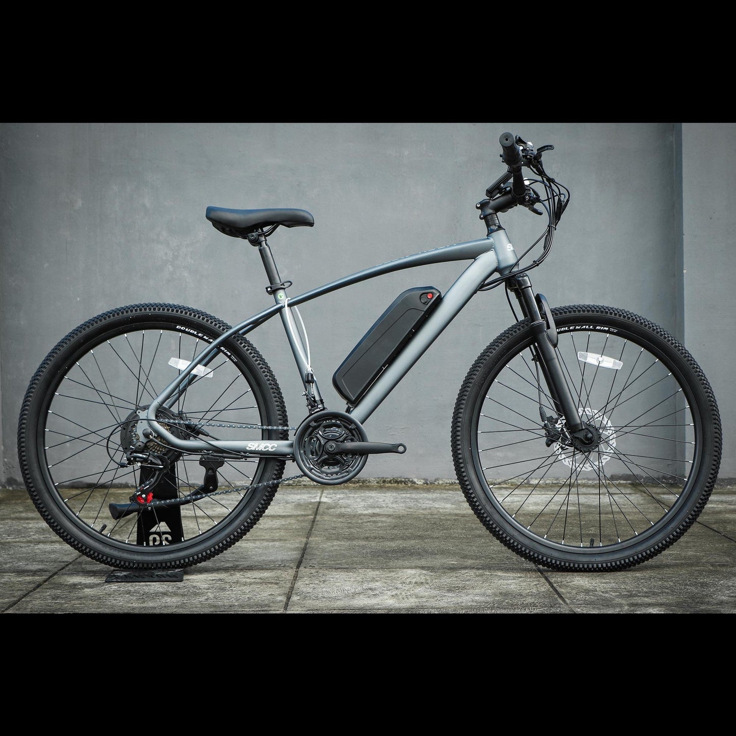 SMCC Urban E-Bike 500 Watts Full Size Hydraulic / E-Brakes - Gray / Teal