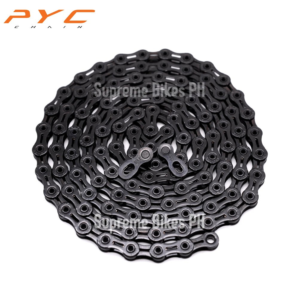 PYC SP1101 11-Speed Ultralight Hollow Chain 120 links - Black