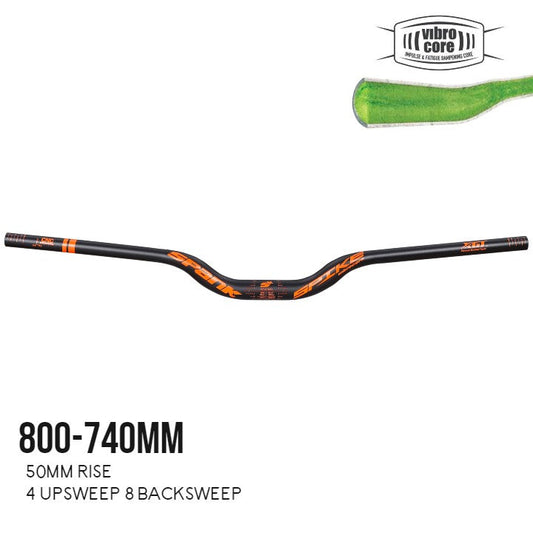 Spank Spike 800 VIBROCORE Bar - Black/Orange