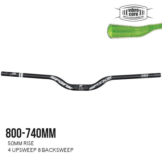 Spank Spike 800 VIBROCORE Bar - Black/White