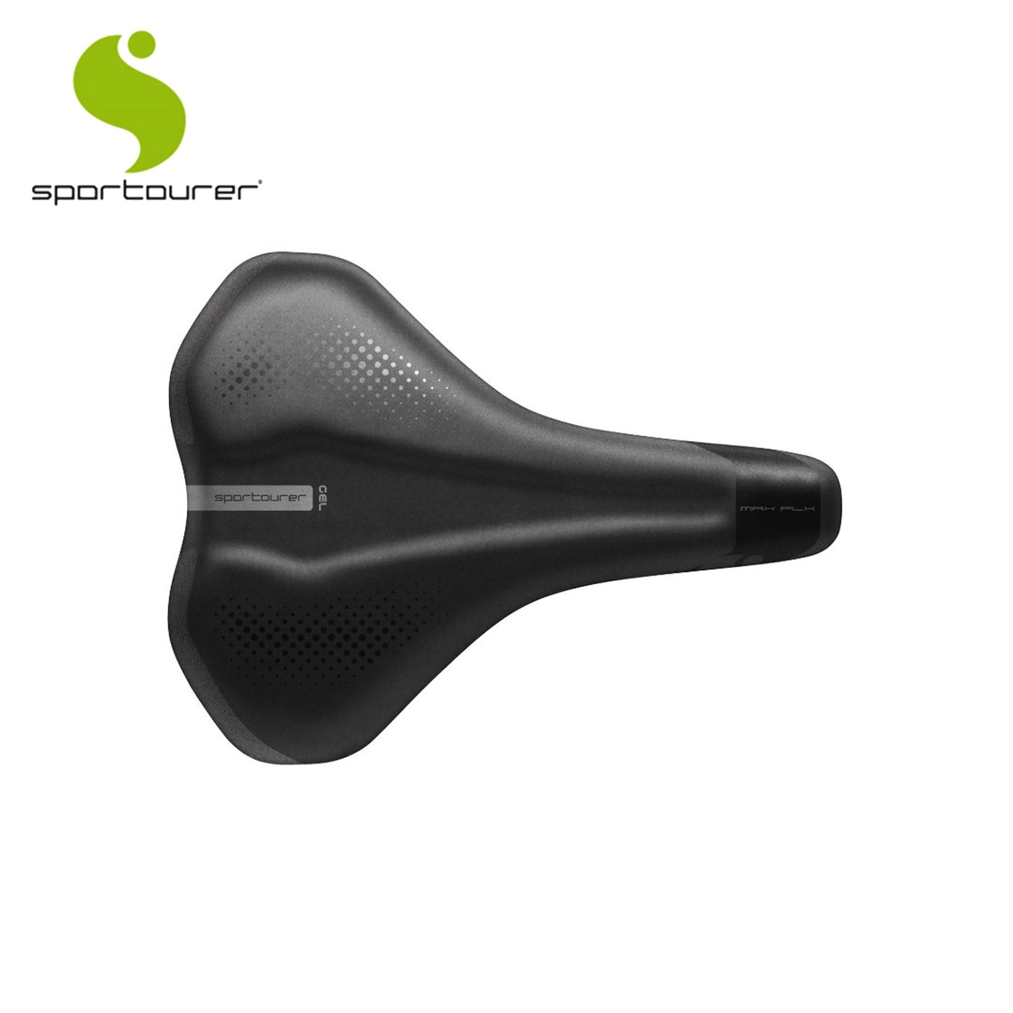 Sportourer Max Fly Gel Hi-Viz Saddle, S-Fill