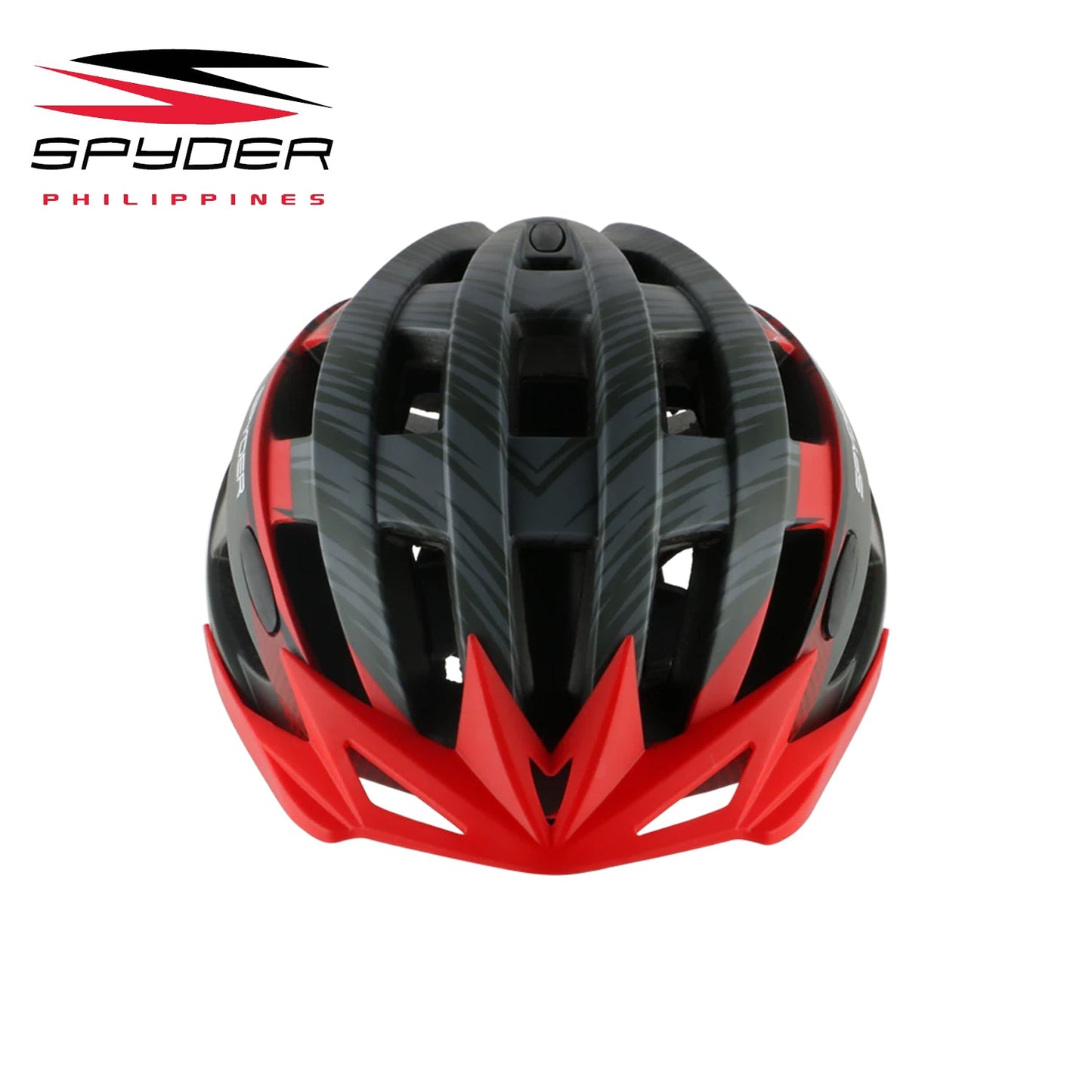 Spyder Flow MTB Bike Helmet - Matt Black/Red