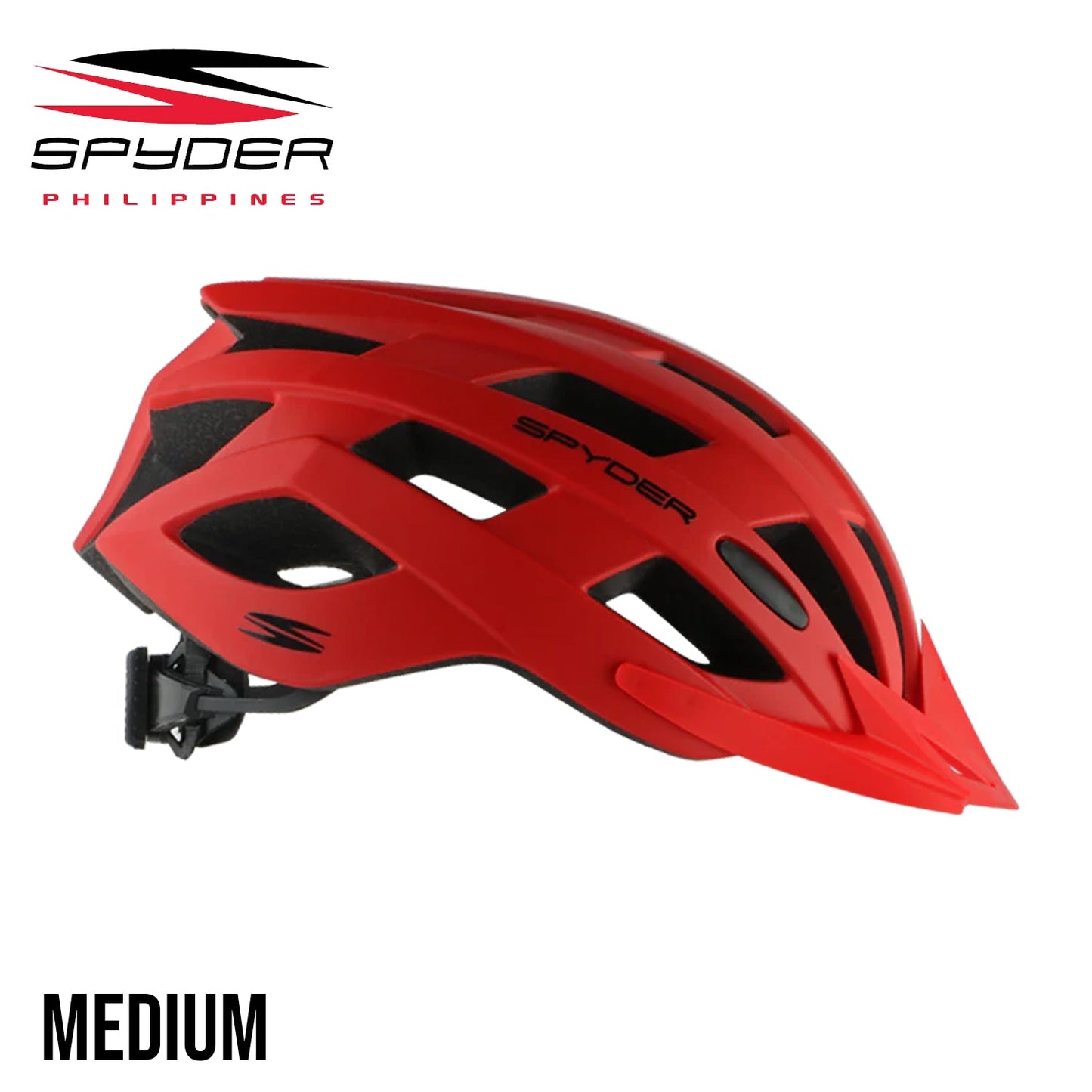 Spyder Flow MTB Bike Helmet - Matt Red