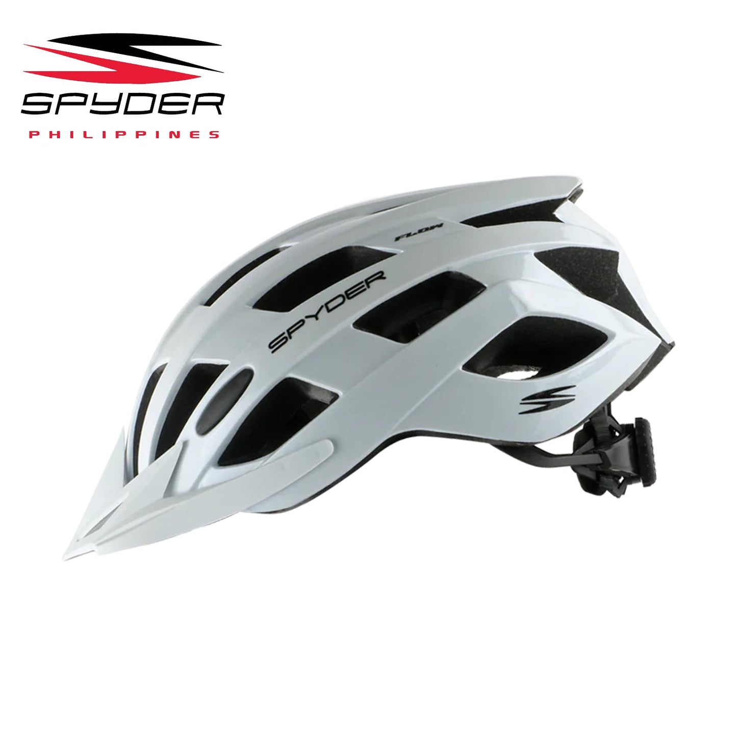 Spyder Flow MTB Bike Helmet Shiny White