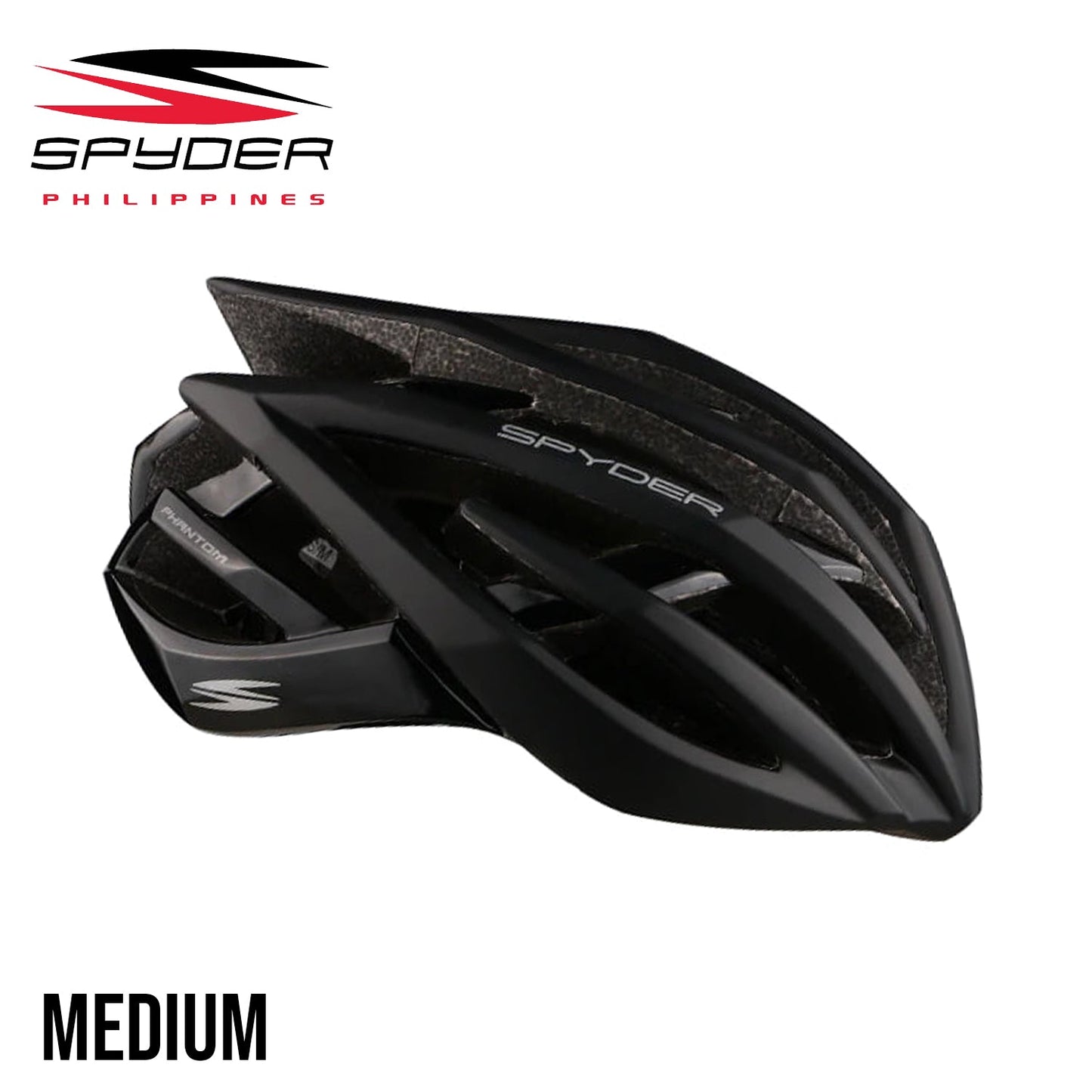 Spyder PHANTOM Bike Helmet for Road - Matte Black