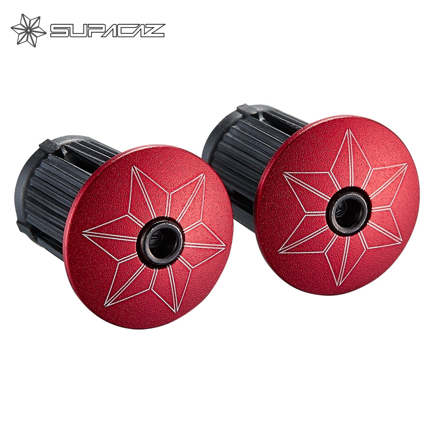 Supacaz Super Sticky Kush Star Fade Bar Tape - Red