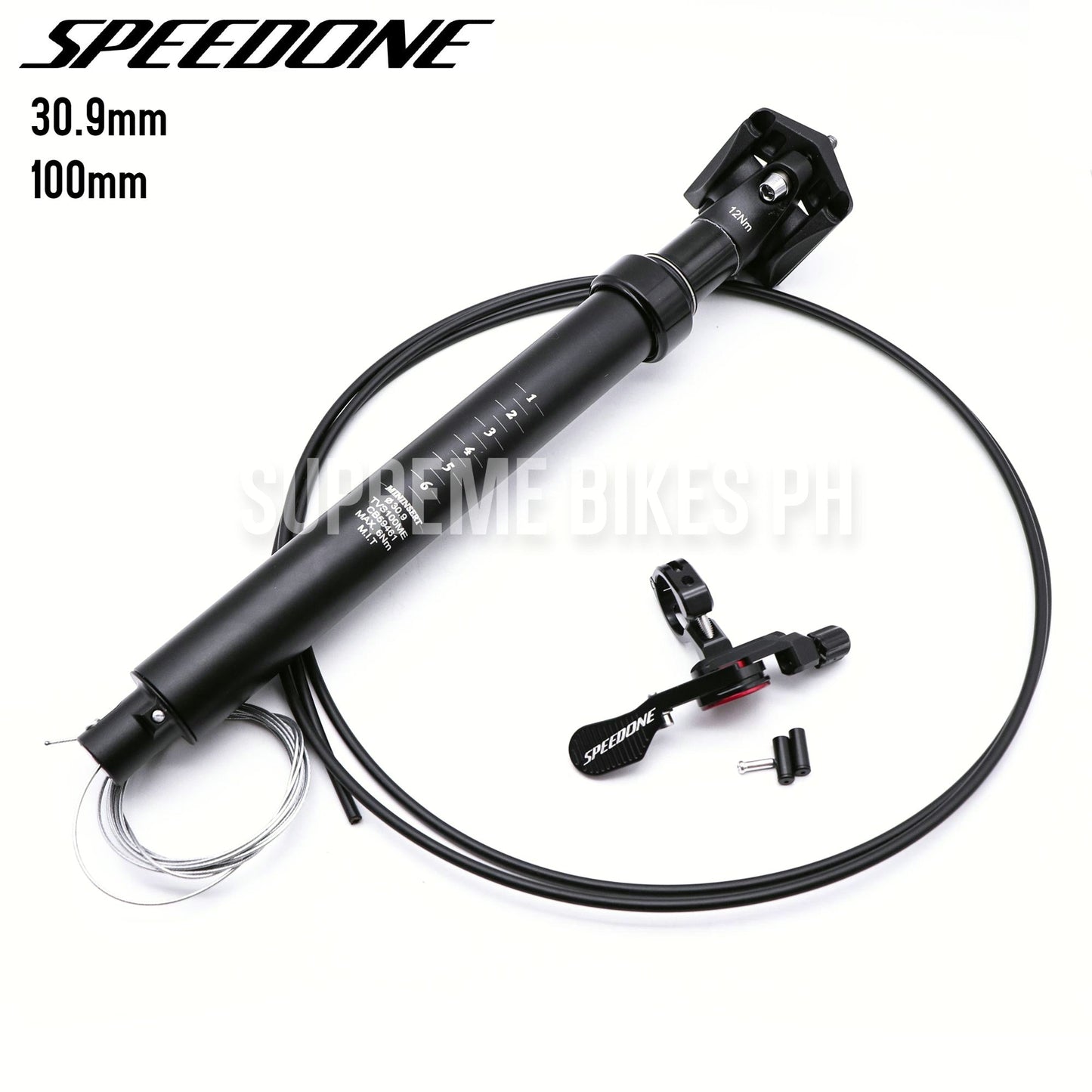 Speedone Soldier Dropper Seatpost w/ Remote Internal - 30.9mm