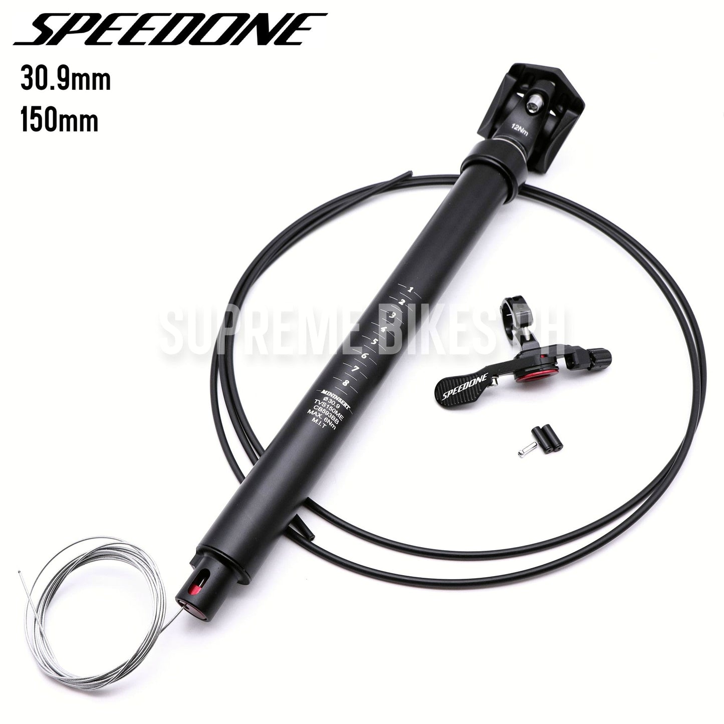 Speedone Soldier Dropper Seatpost w/ Remote Internal - 30.9mm