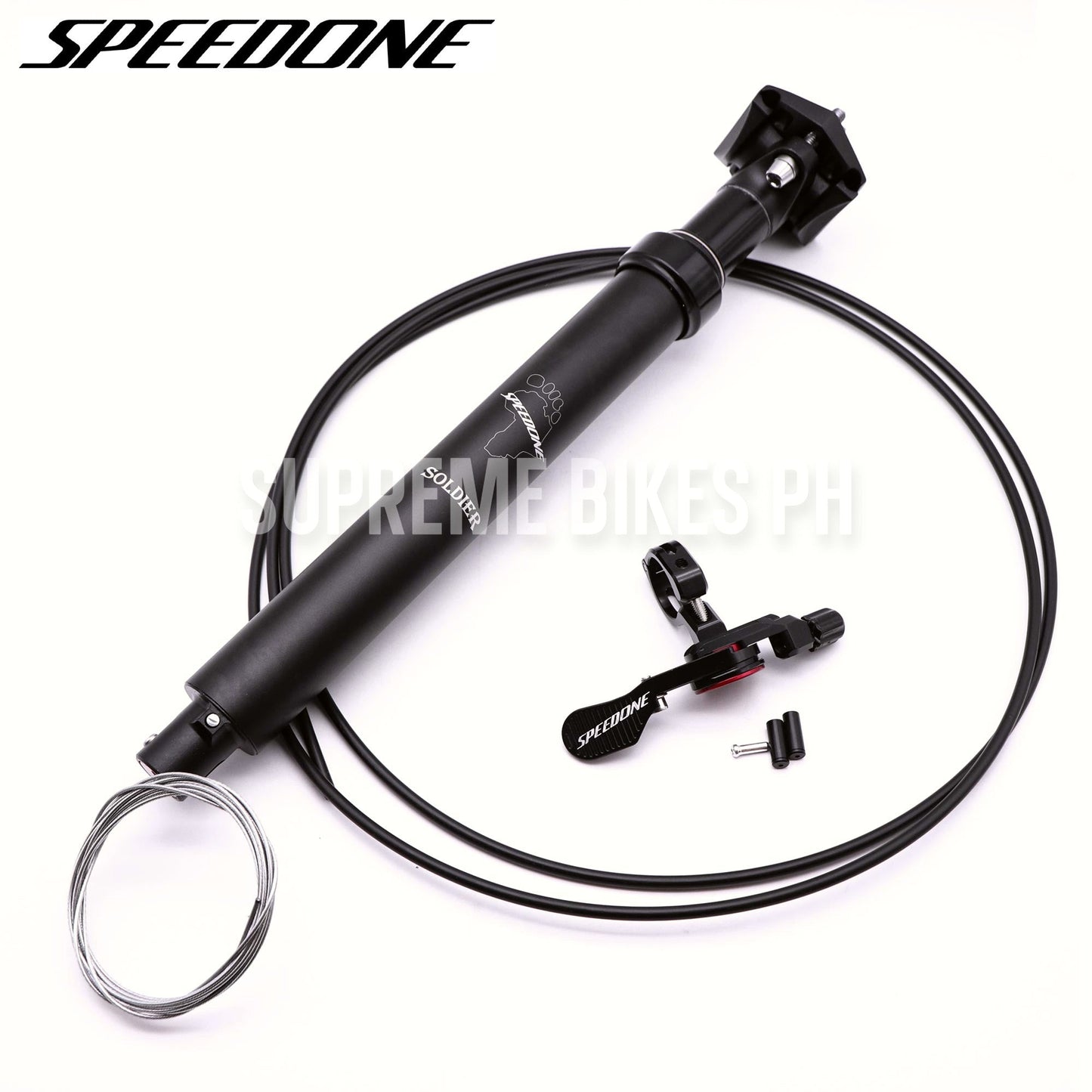 Speedone Soldier Dropper Seatpost w/ Remote Internal - 31.6mm