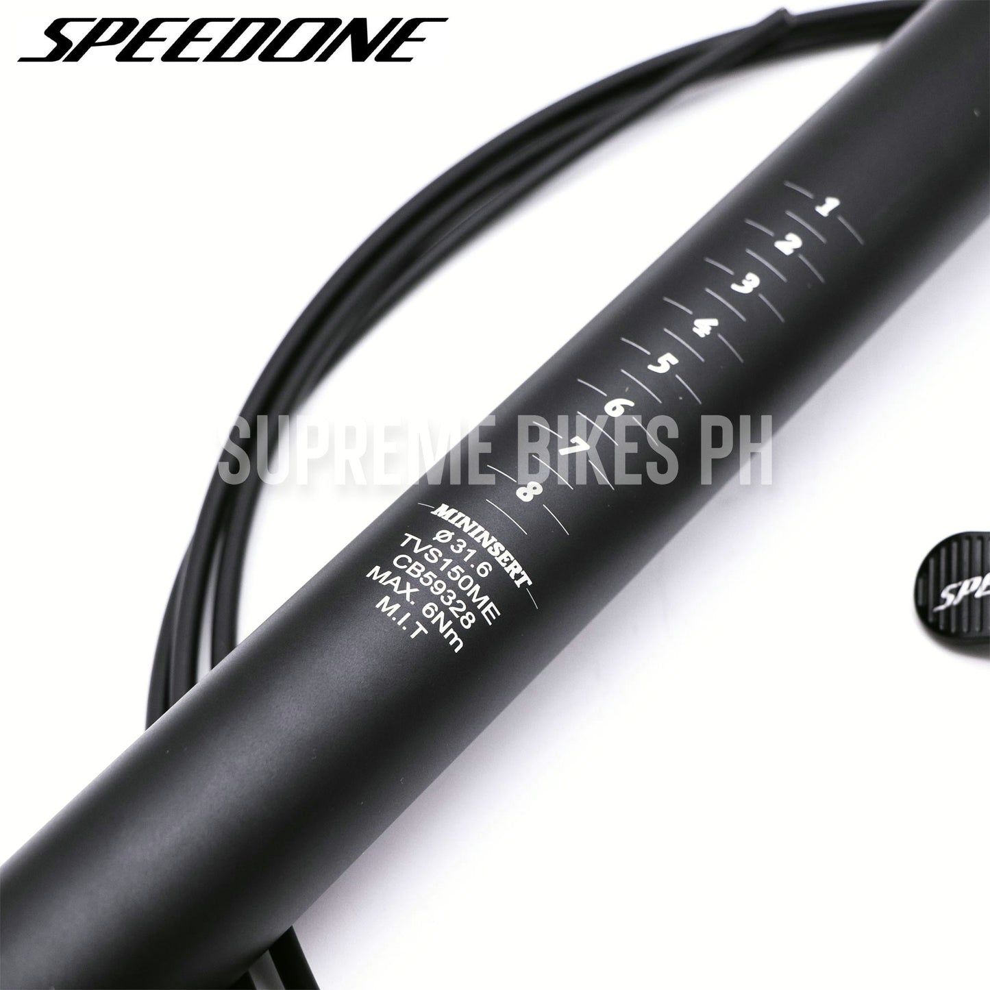 Speedone Soldier Dropper Seatpost w/ Remote Internal - 31.6mm