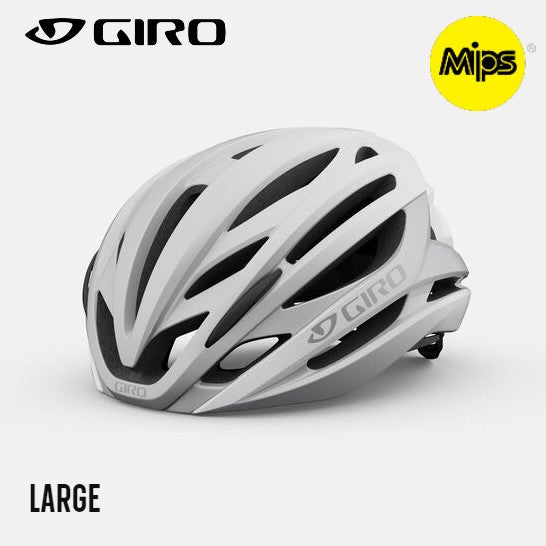 Giro Syntax MIPS Bike Helmet - Matte White / Silver – Supreme