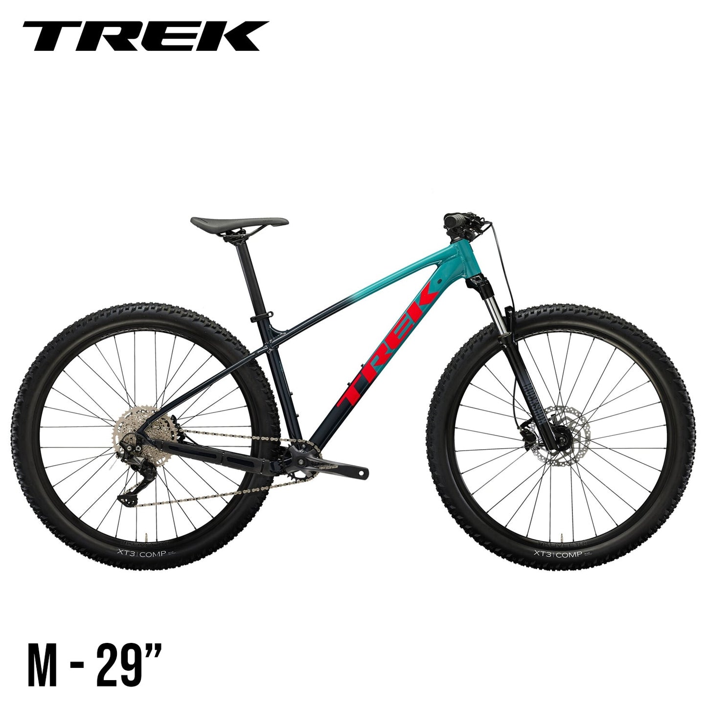 TREK Marlin 7 Gen 3 Cross Country Mountain Bike - Teal to Nautical Navy Fade