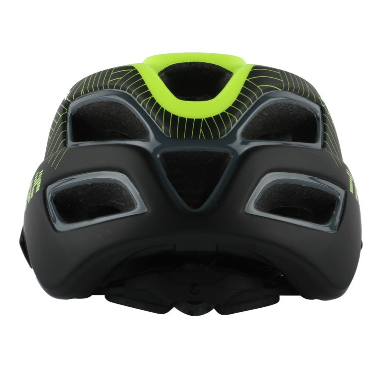 Spyder TRAX 2 All-Mountain / Trail MTB Bike Helmet - Black / Neon Yellow