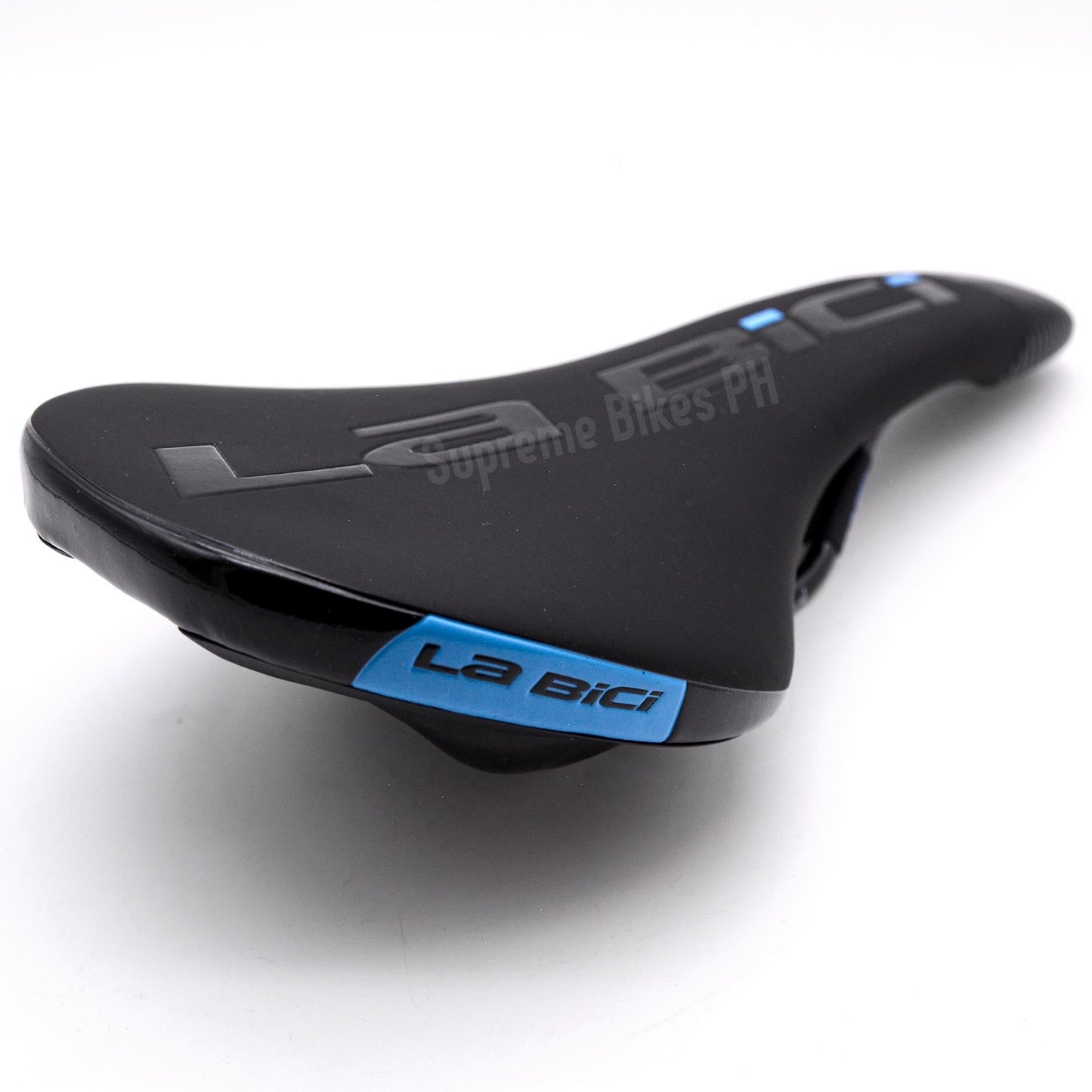 La Bici U4 Narrow Race Saddle 130 x 270mm 285g - Black / Blue