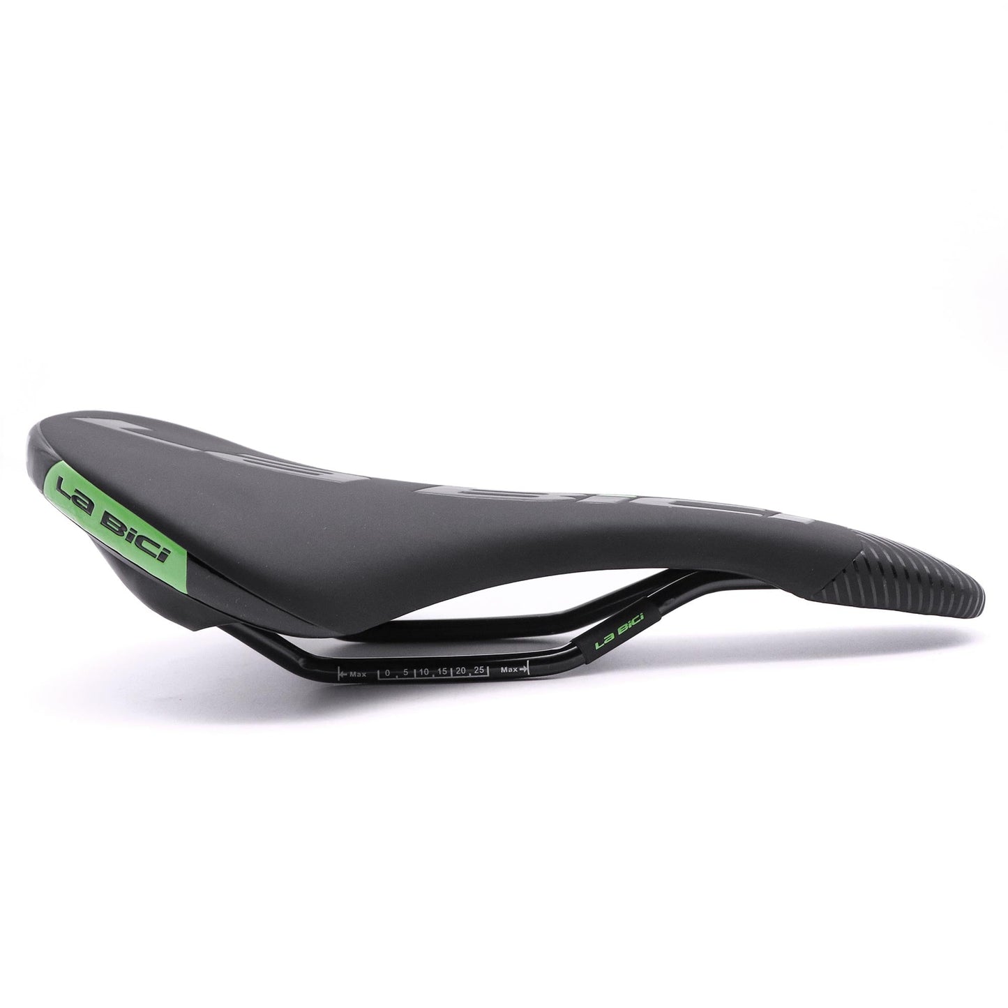 La Bici U4 Narrow Race Saddle 130 x 270mm 285g - Black / Green