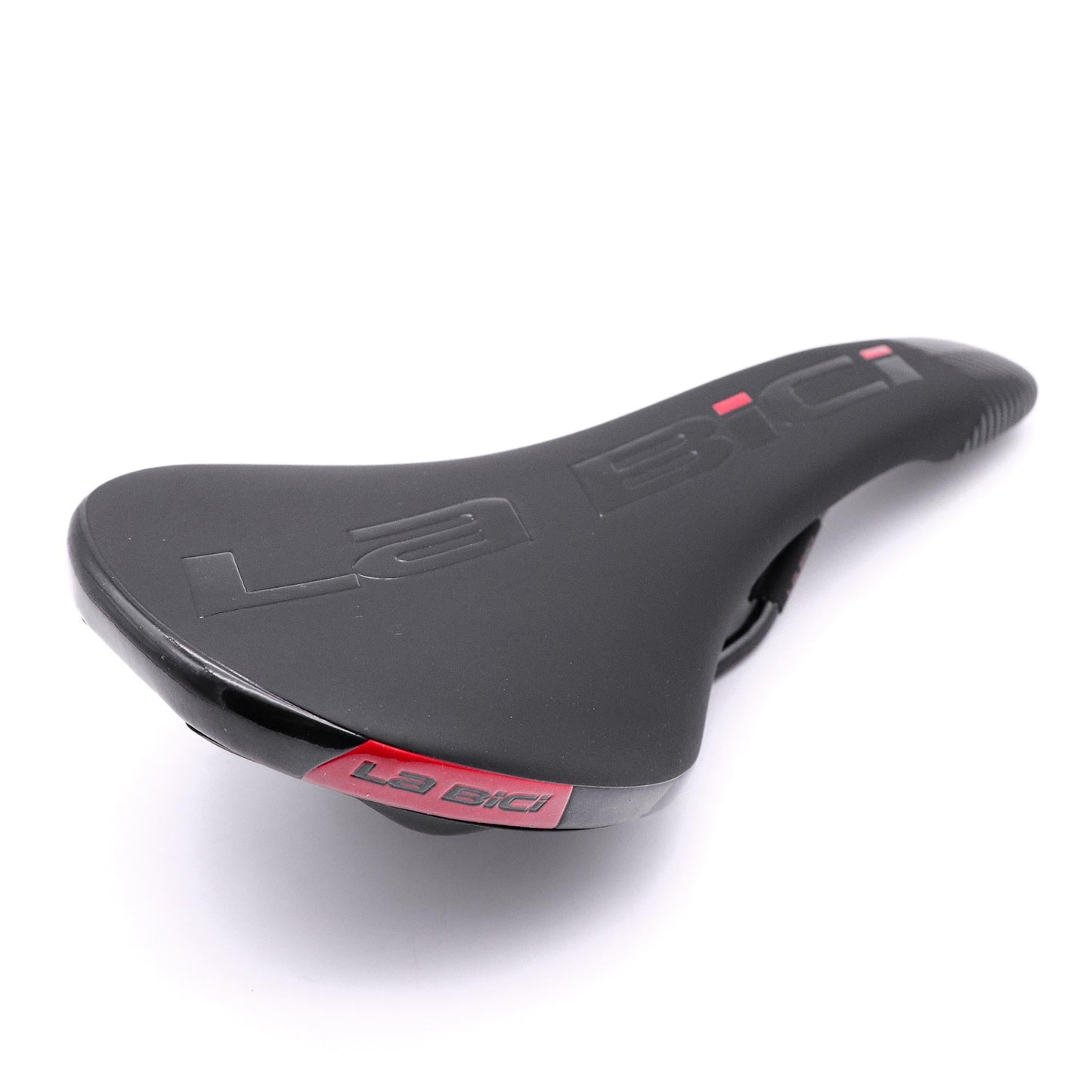 La Bici U4 Narrow Race Saddle 130 x 270mm 285g - Black / Red