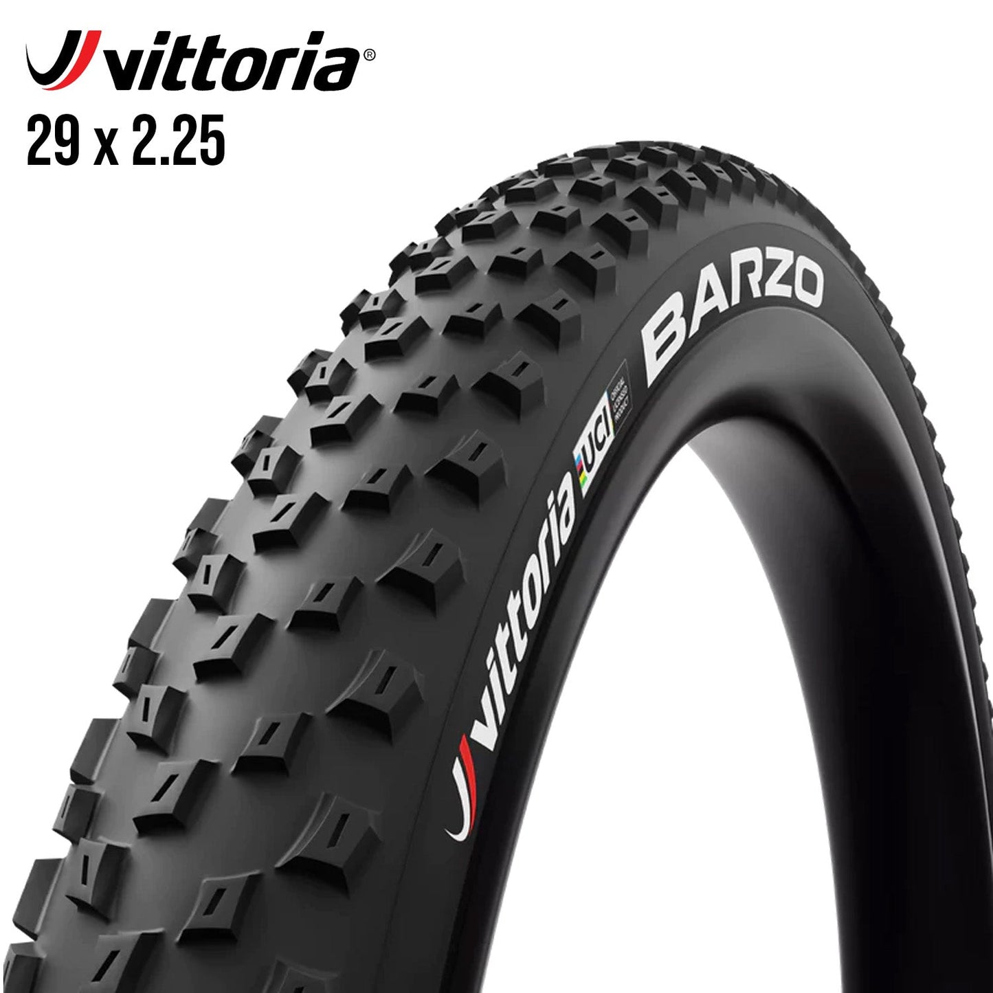 Vittoria Barzo MTB All-Rounder / XC UCI-Licensed Tubeless Ready Tire 29er - Black