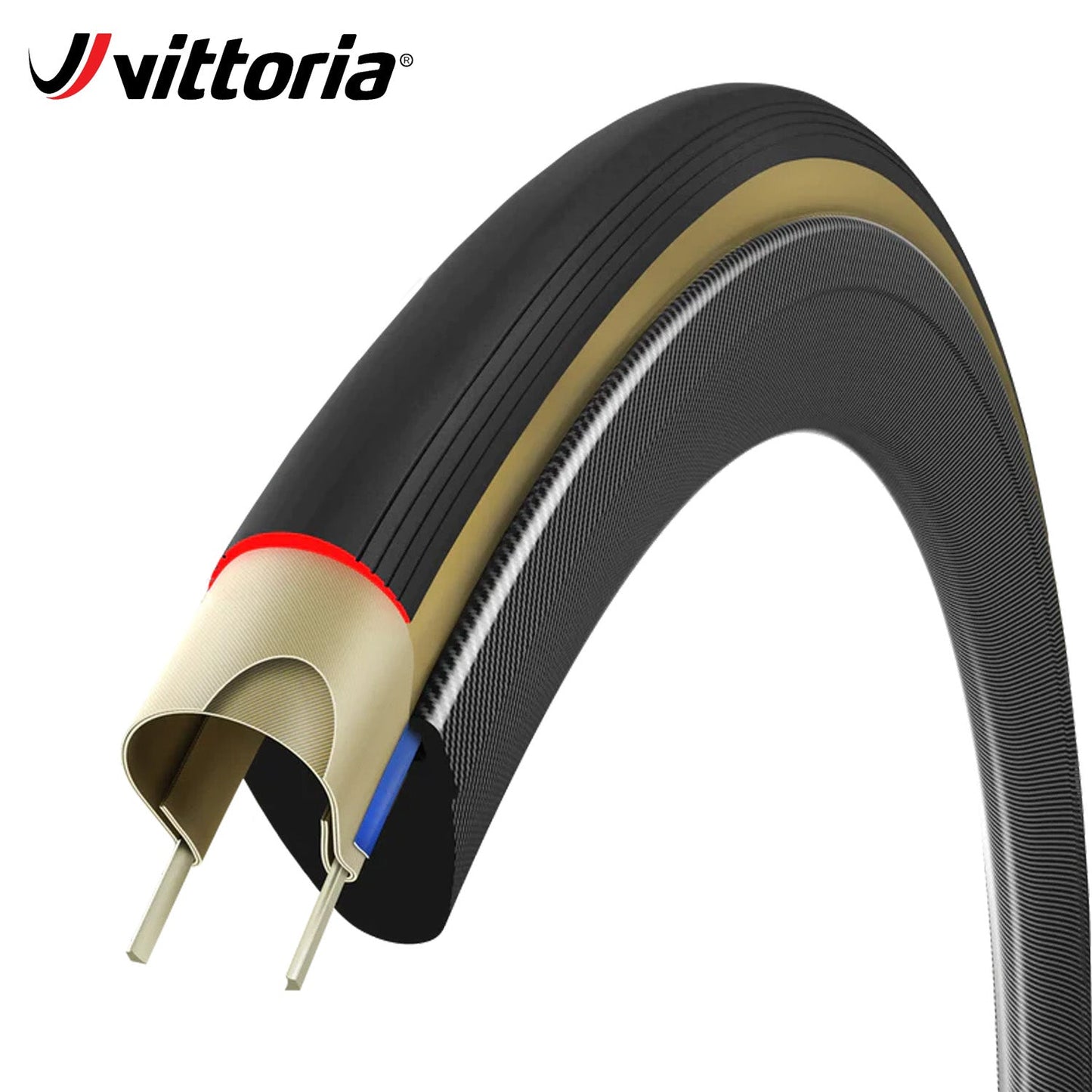 Vittoria Corsa Pro Speed Road Tubeless-Ready Bike Tire - Tan