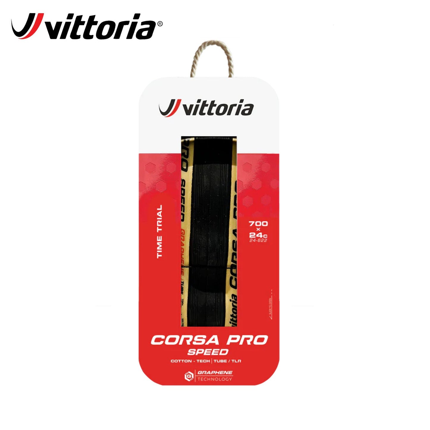 Vittoria Corsa Pro Speed Road Tubeless-Ready Bike Tire - Tan