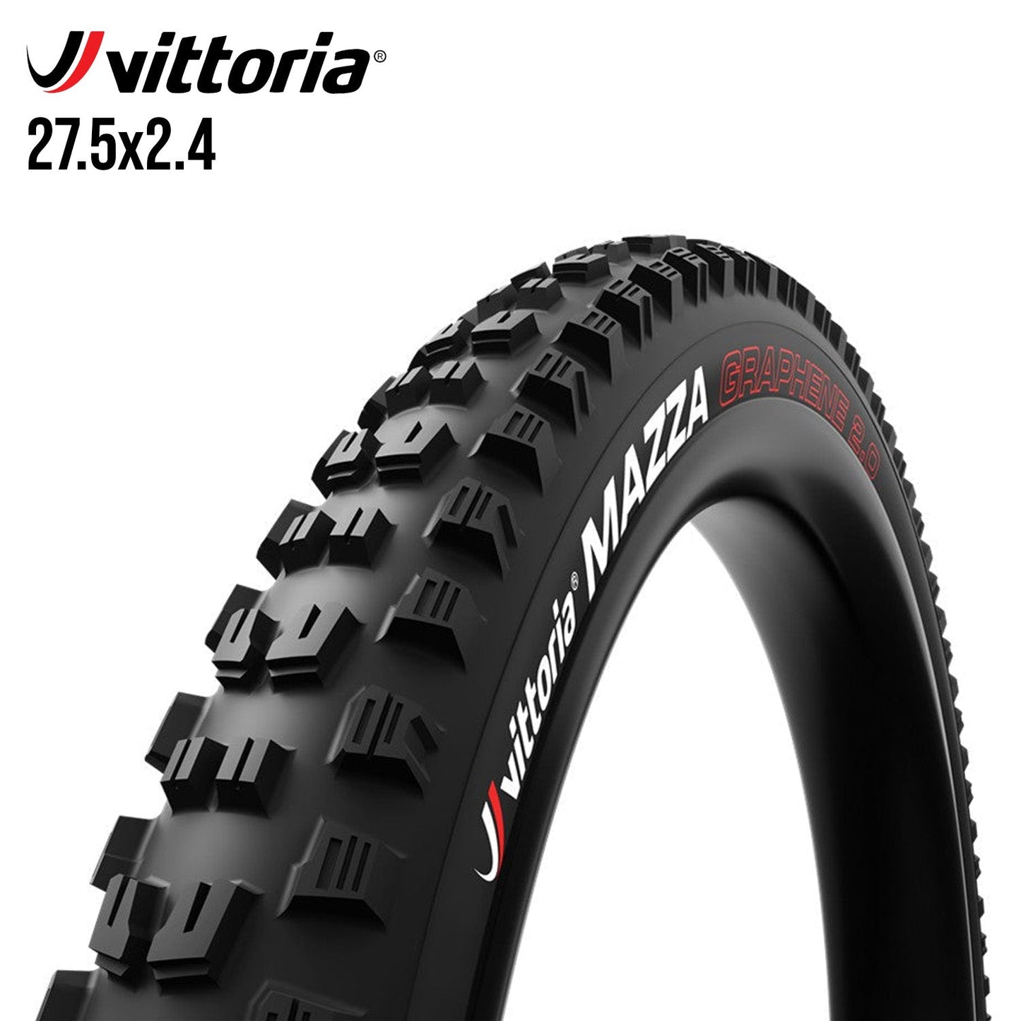 Vittoria Mazza Enduro Tubeless 2PLY MTB Tire 27.5 - Black