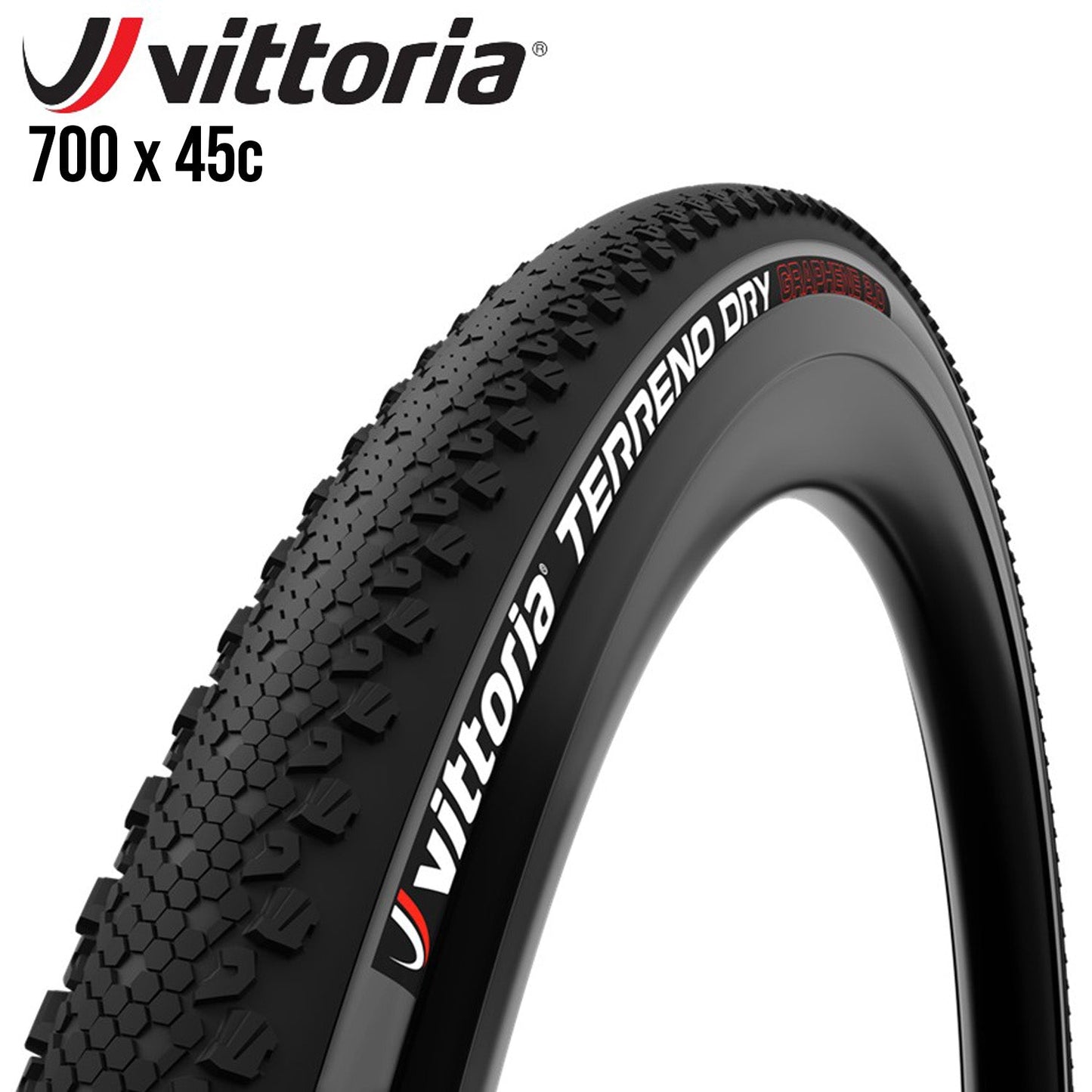 Vittoria Terreno Dry Gravel Tire 700c - Anthracite / Black