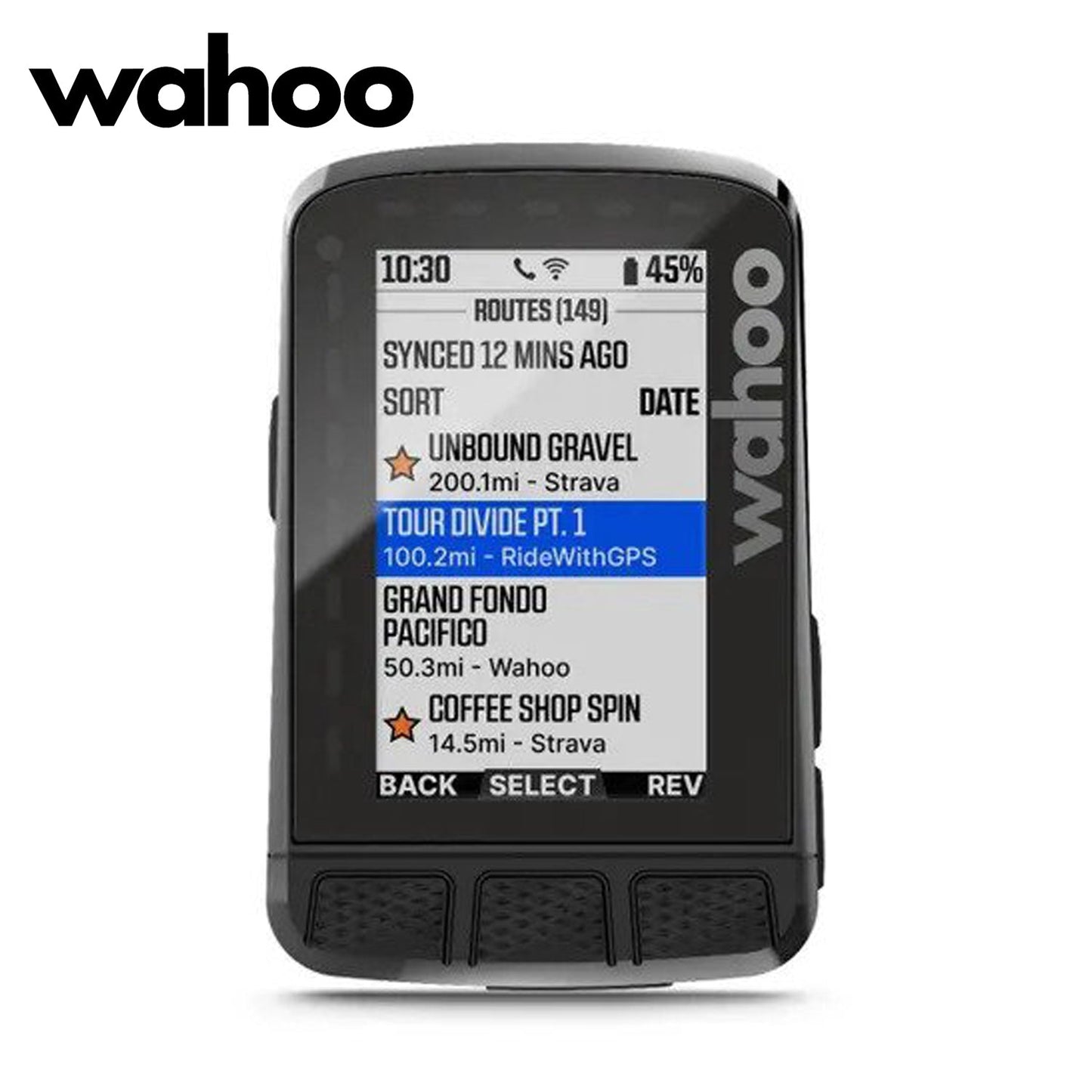 Wahoo Element Roam V2 GPS Bike Computer Cyclocomp