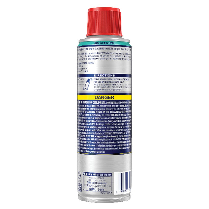 WD40 Specialist Bicycle Chain Lube All-Conditions Dry and Wet - 6OZ