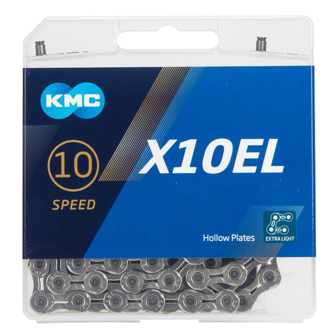 KMC X10EL Extra Light 10-Speed Bike Chain - Silver