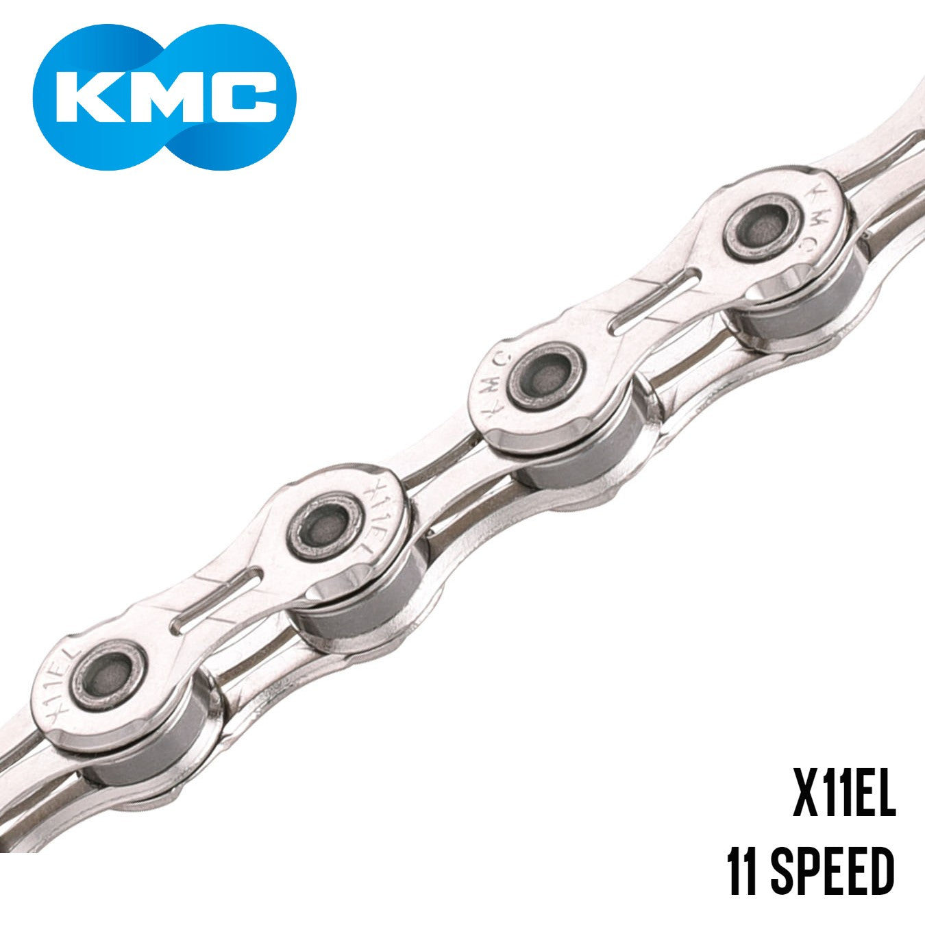 KMC X11EL Extra Light 11-Speed Bike Chain - Silver