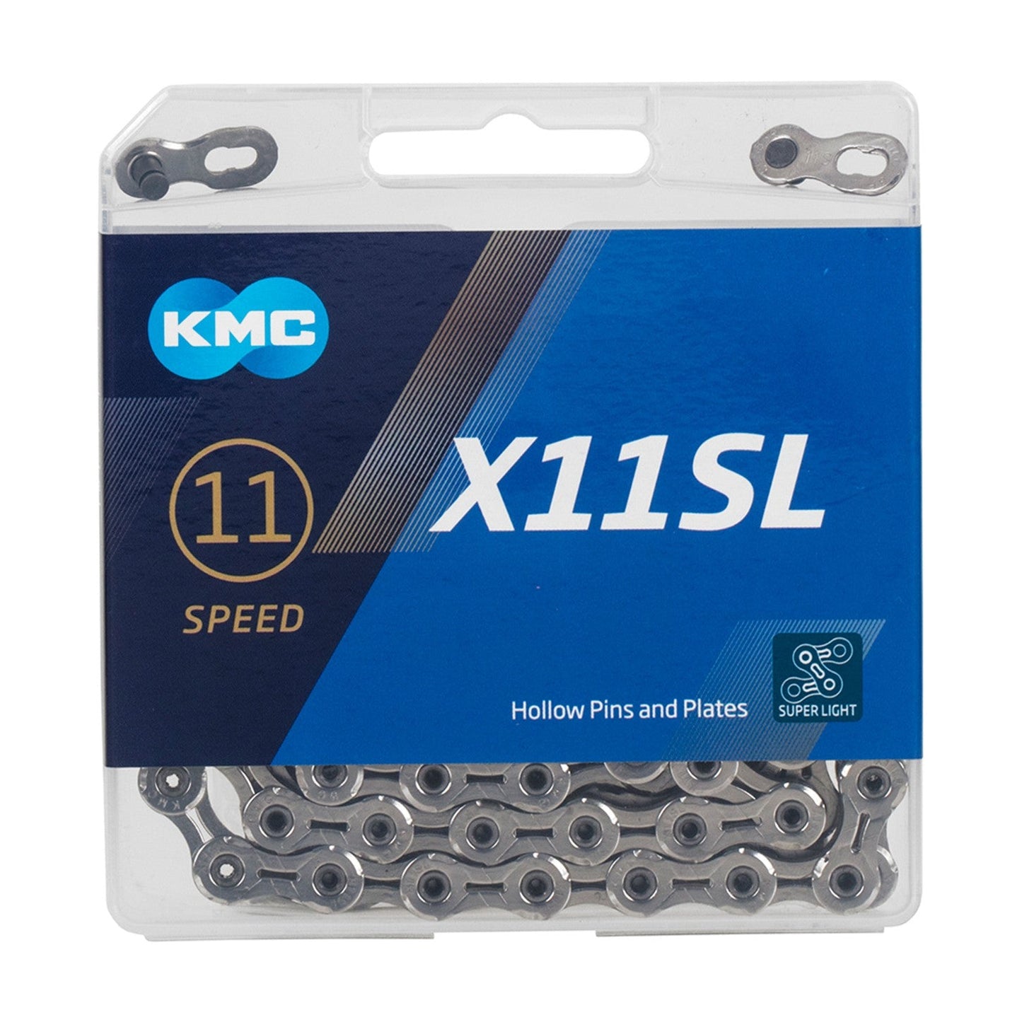 KMC X11SL Super Light 11-Speed Bike Chain - Silver