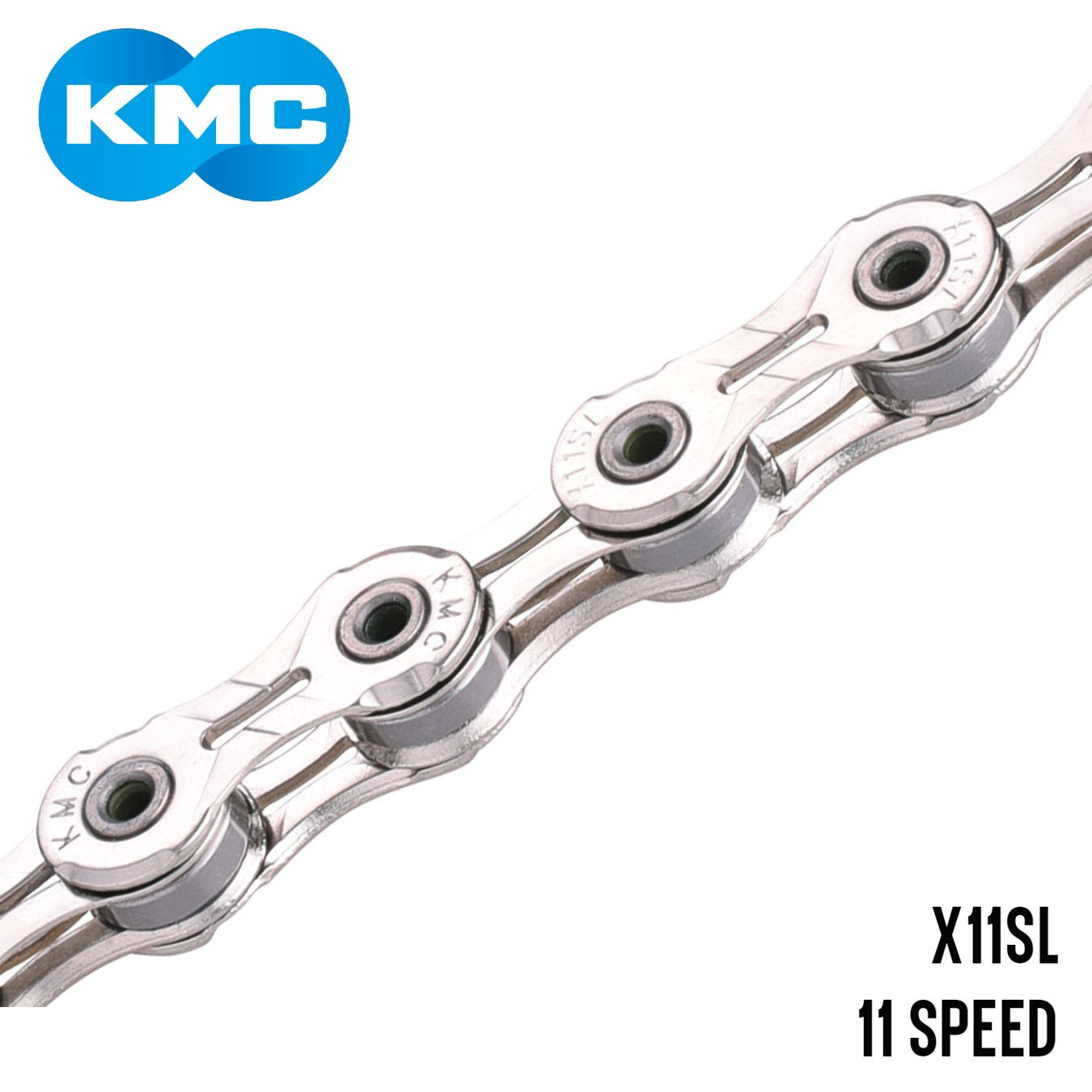 KMC X11SL Super Light 11-Speed Bike Chain - Silver