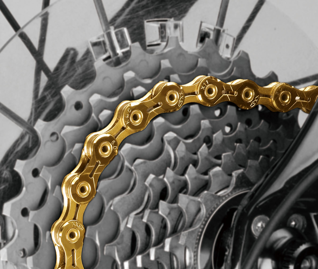 KMC X11SL Super Light 11-Speed Bike Chain - Gold