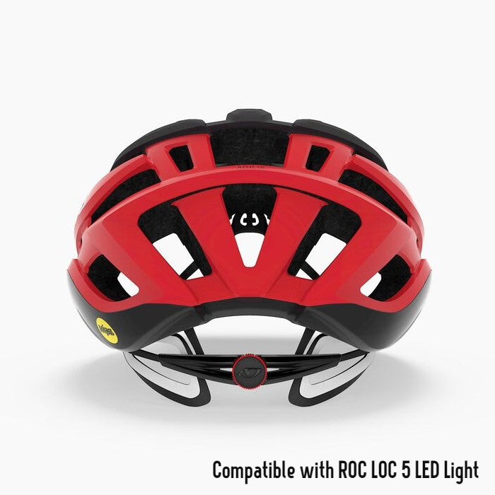 GIRO Agilis MIPS Bike Helmet - Matte Black / Bright Red