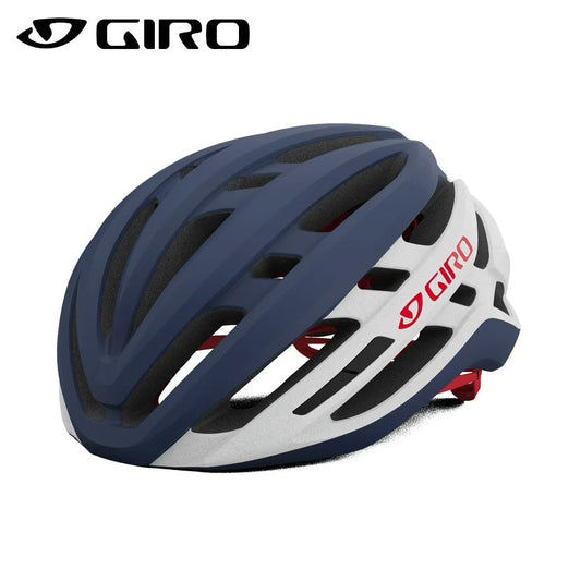 Giro Agilis Bike Helmet - Matte Midnight / White / Red (Non-MIPS)